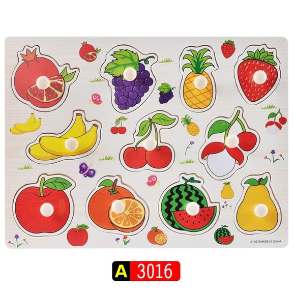 wooden fruit kids